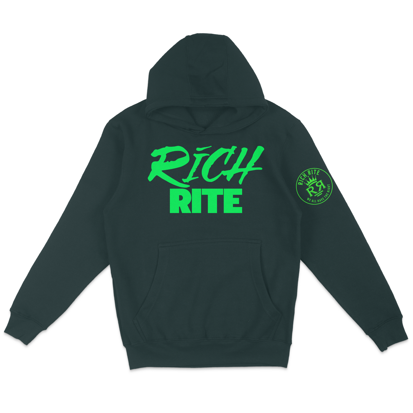 Lime Rich Rite Unisex Hoodie