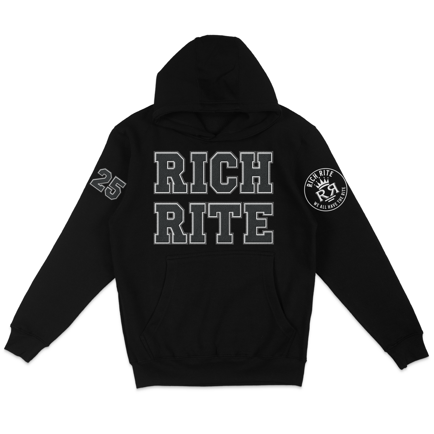 Rich Rite Block Lettering Unisex Hoodie