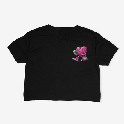 Got Out My Feelings And Got In My Bag Relaxed Fit Cropped Graphic T-shirt