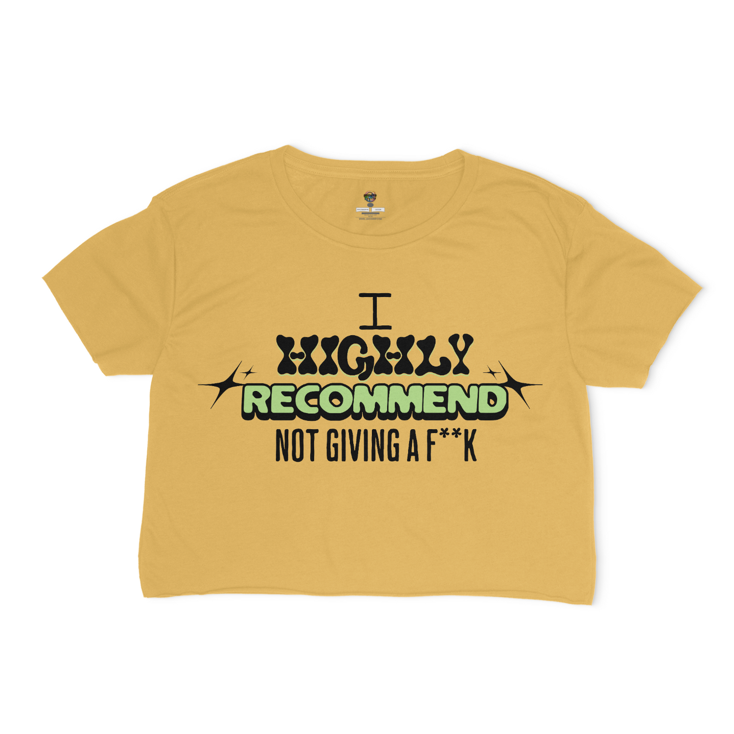 I Highly Recommend Not Giving AF Relaxed Fit Crop Top