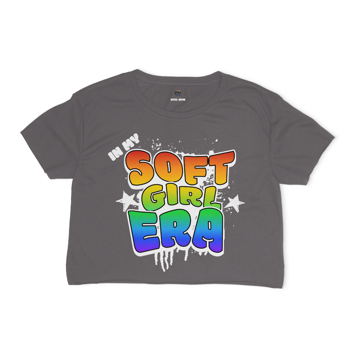 In My Soft Girl Era Relaxed Fit Cropped T-Shirt