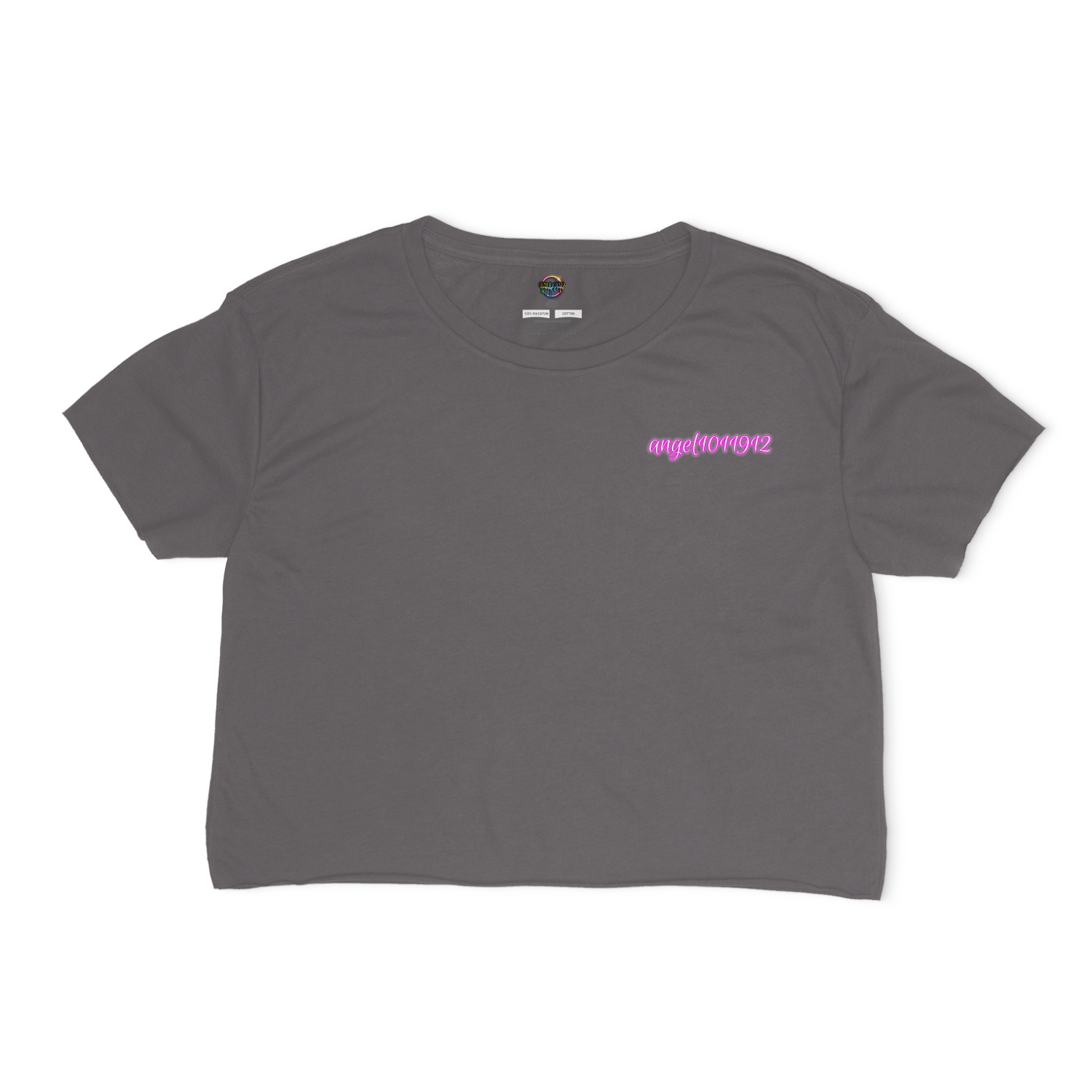 Angel 1011912 Relaxed Fit Cropped T-Shirt