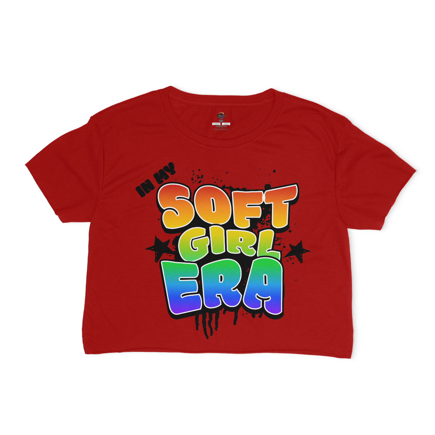 In My Soft Girl Era Relaxed Fit Cropped T-Shirt