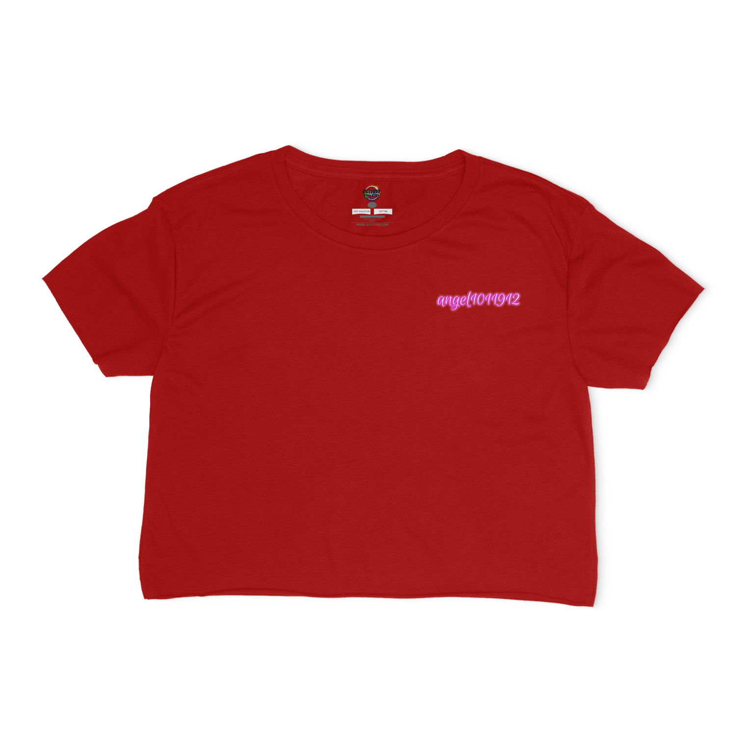 Angel 1011912 Relaxed Fit Cropped T-Shirt