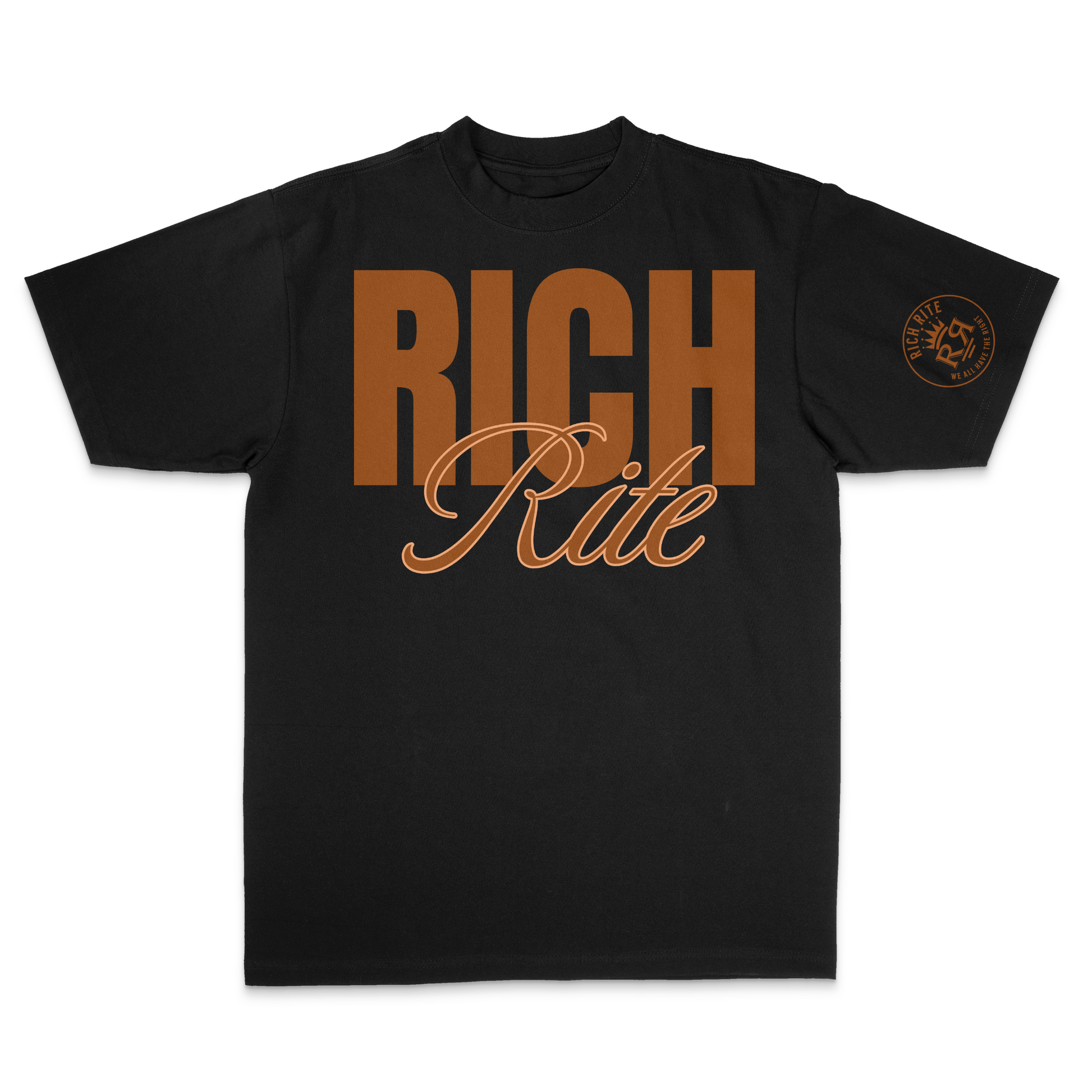 Rich RIte Rich Chocolate Heavyweight Unisex T-Shirt