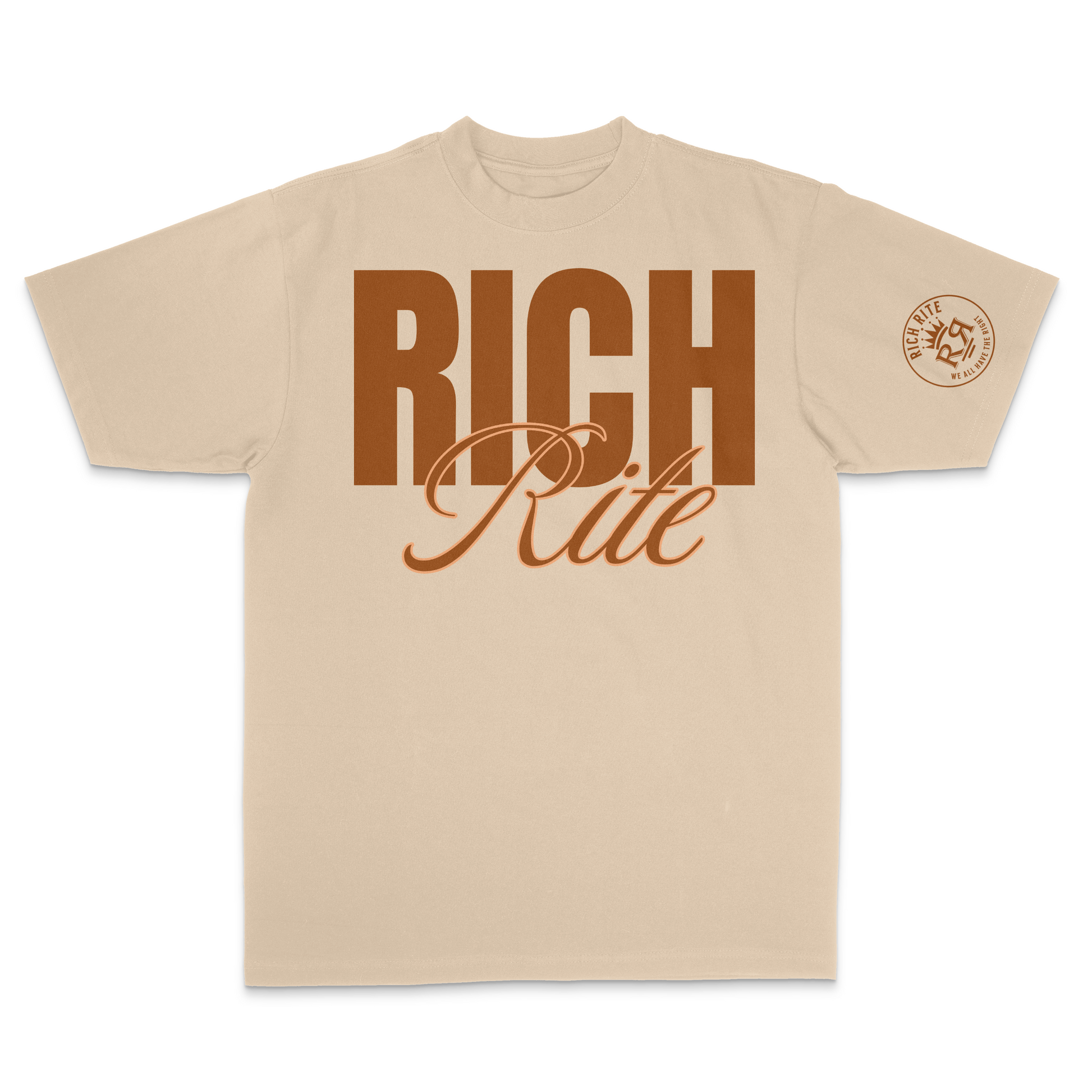Rich RIte Rich Chocolate Heavyweight Unisex T-Shirt