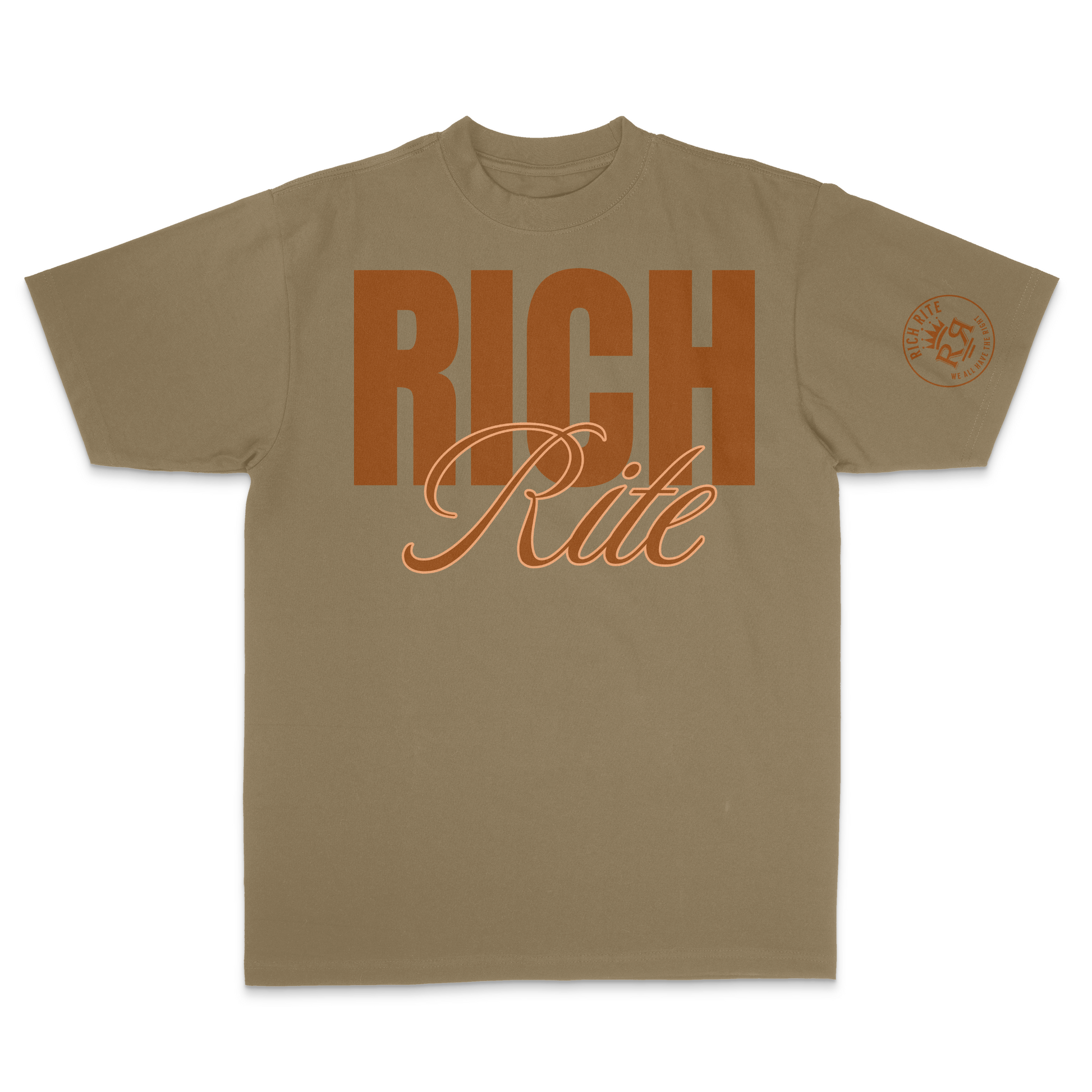 Rich RIte Rich Chocolate Heavyweight Unisex T-Shirt