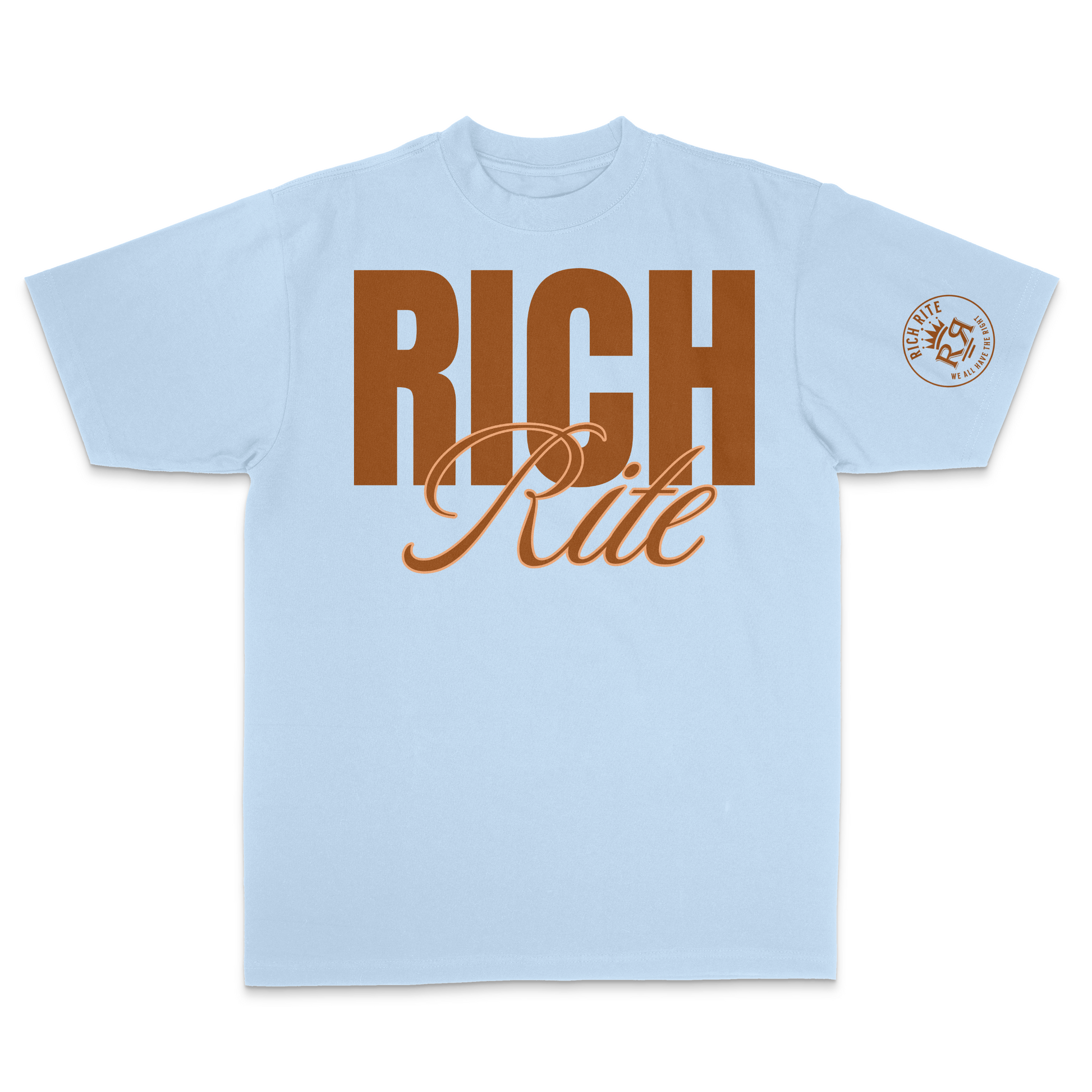 Rich RIte Rich Chocolate Heavyweight Unisex T-Shirt