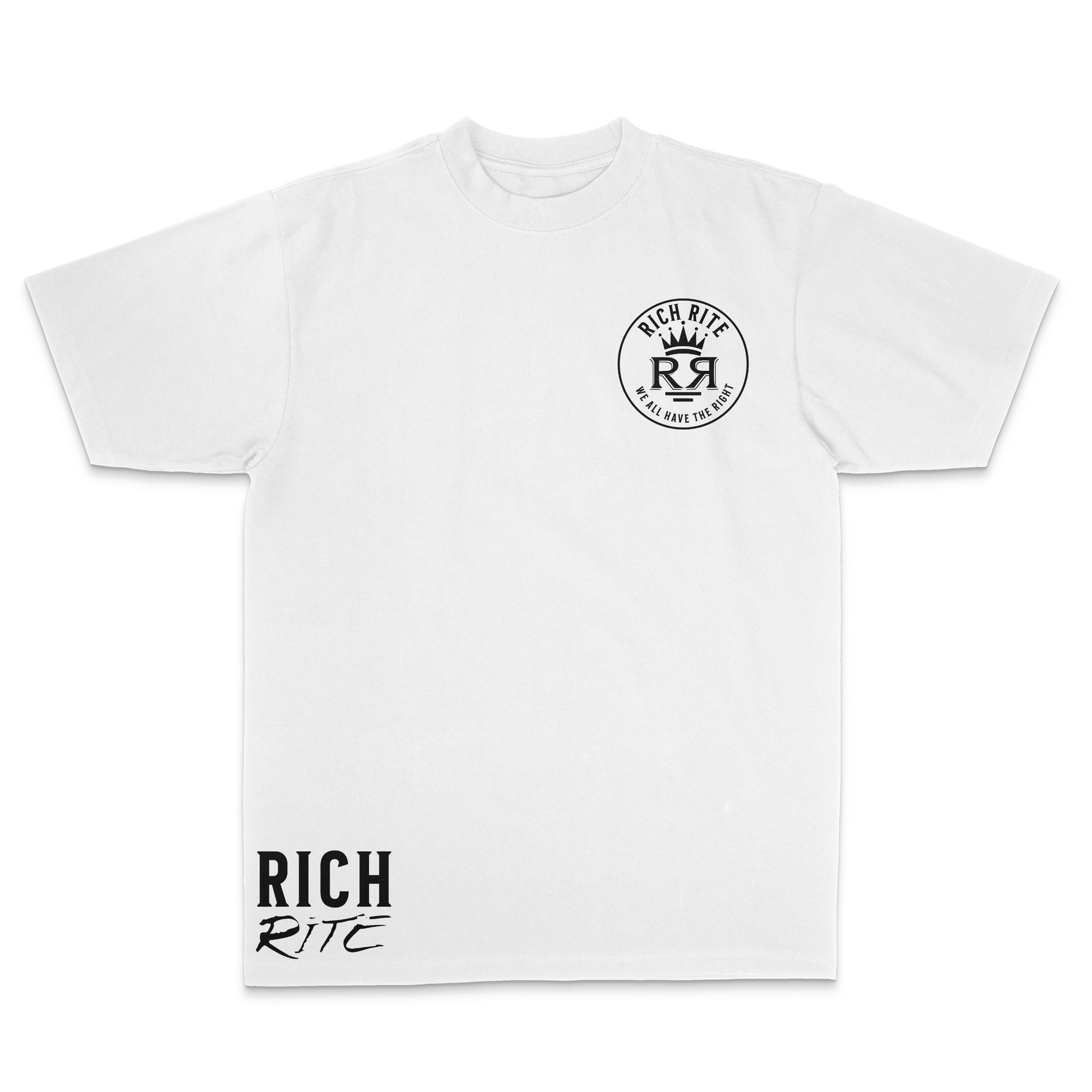Rich Rite Logo Front and Back Heavyweight Unisex T-Shirt