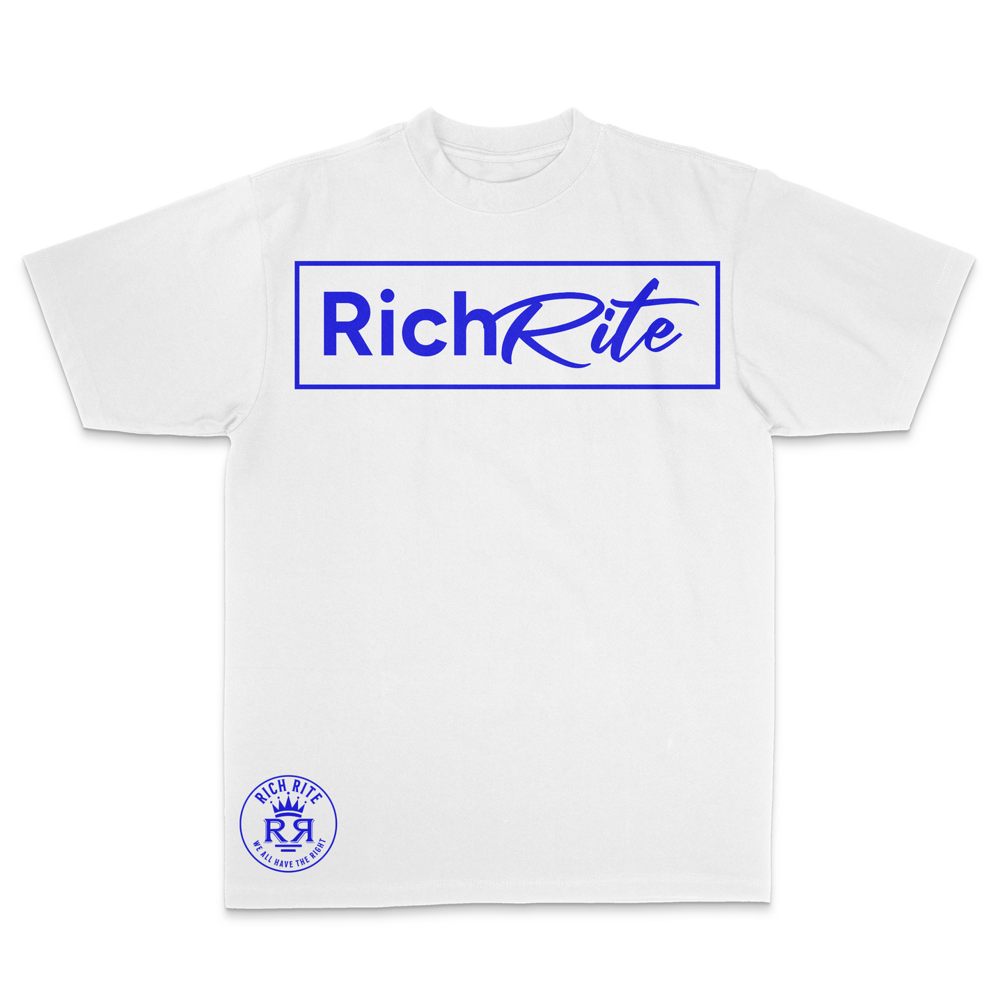 Rich Rite Blue Logo Max Heavyweight Unisex Hoodie