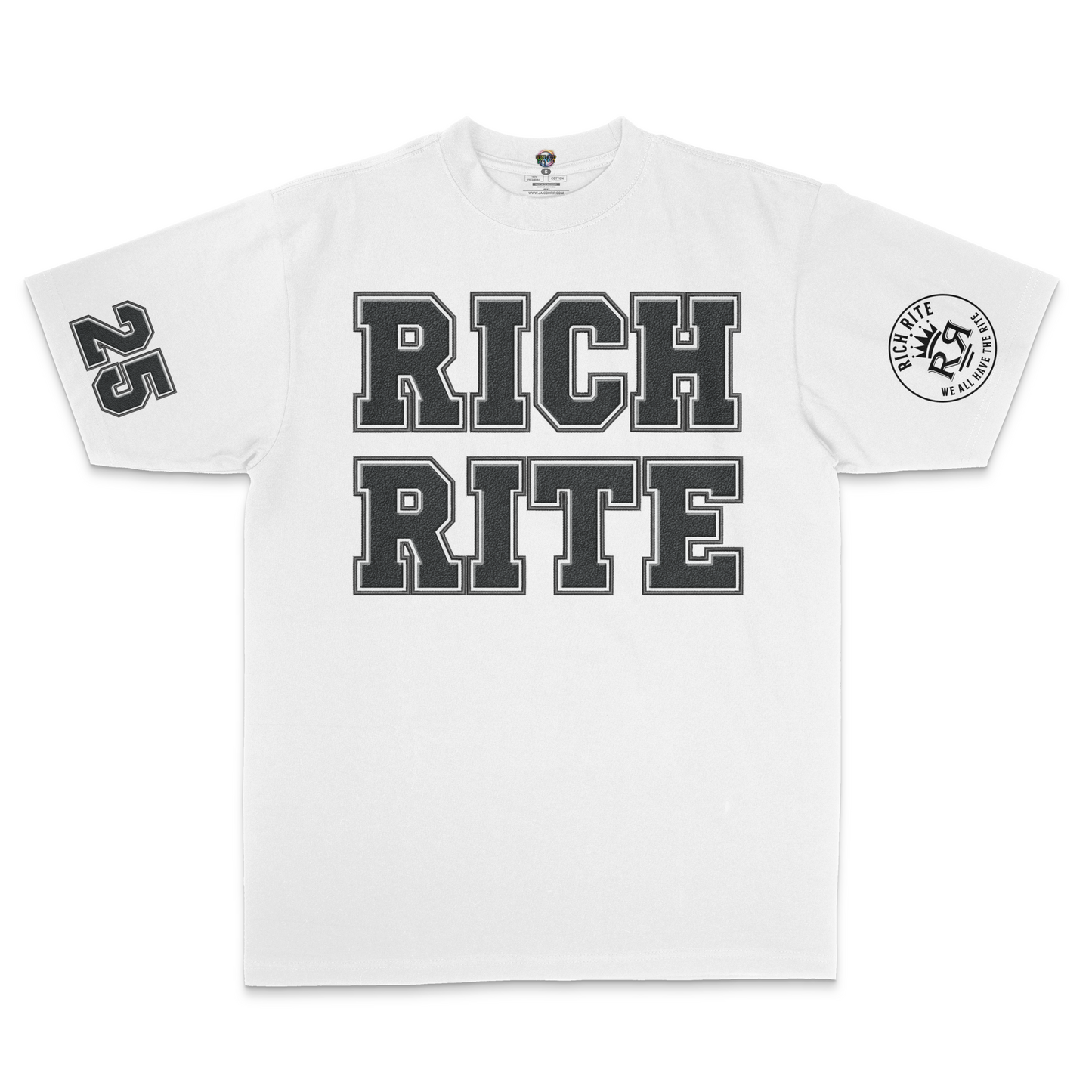 Rich Rite Block Lettering Max Heavyweight Unisex T-Shirt