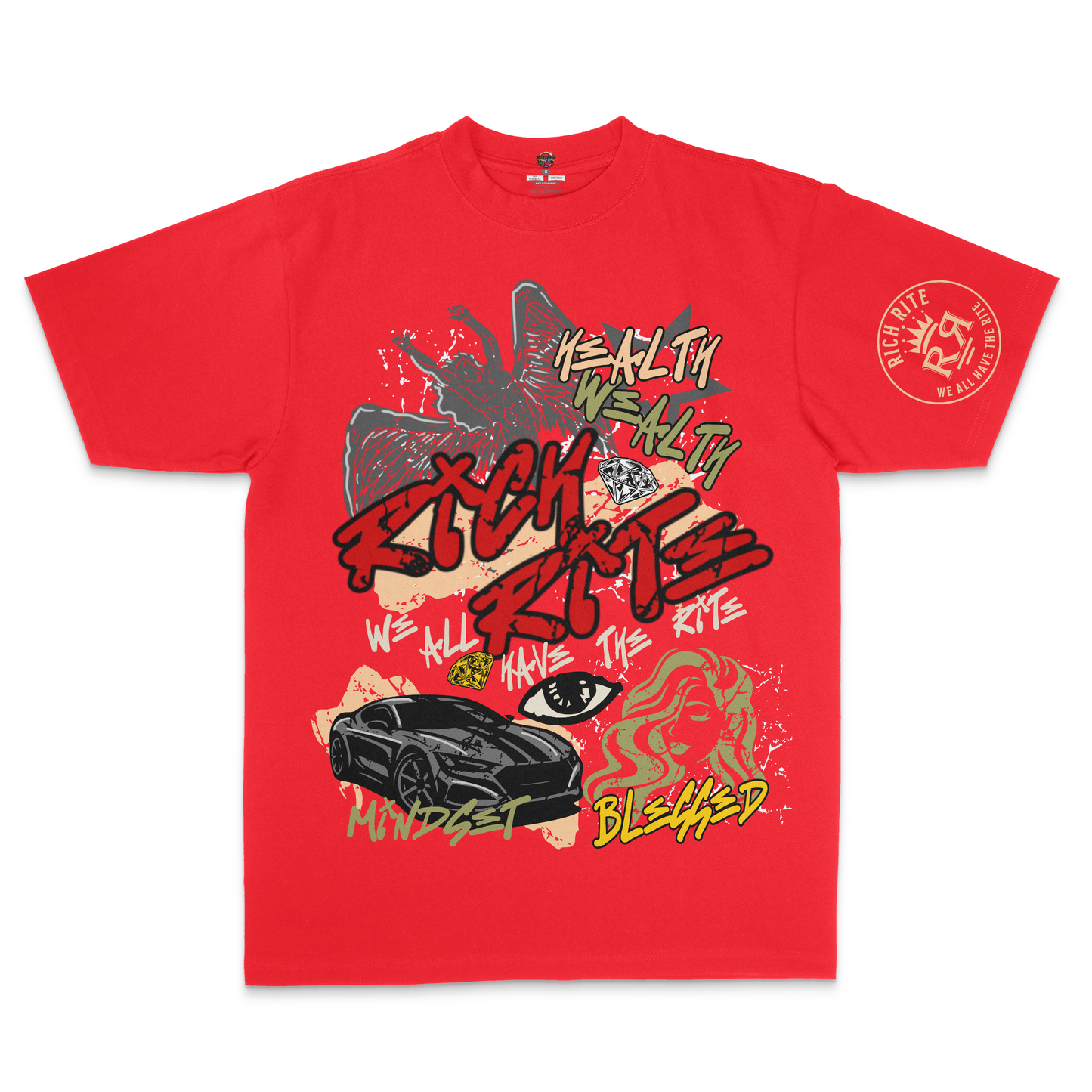 Rich Rite Front and Back Max Heavyweight Unisex T-Shirt