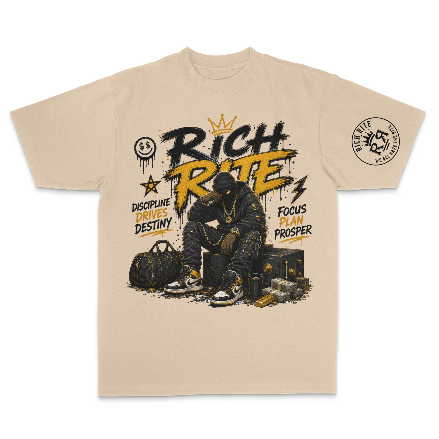 Rich Rite Focus Plan Prosper Unisex Max Heavyweight T-Shirt