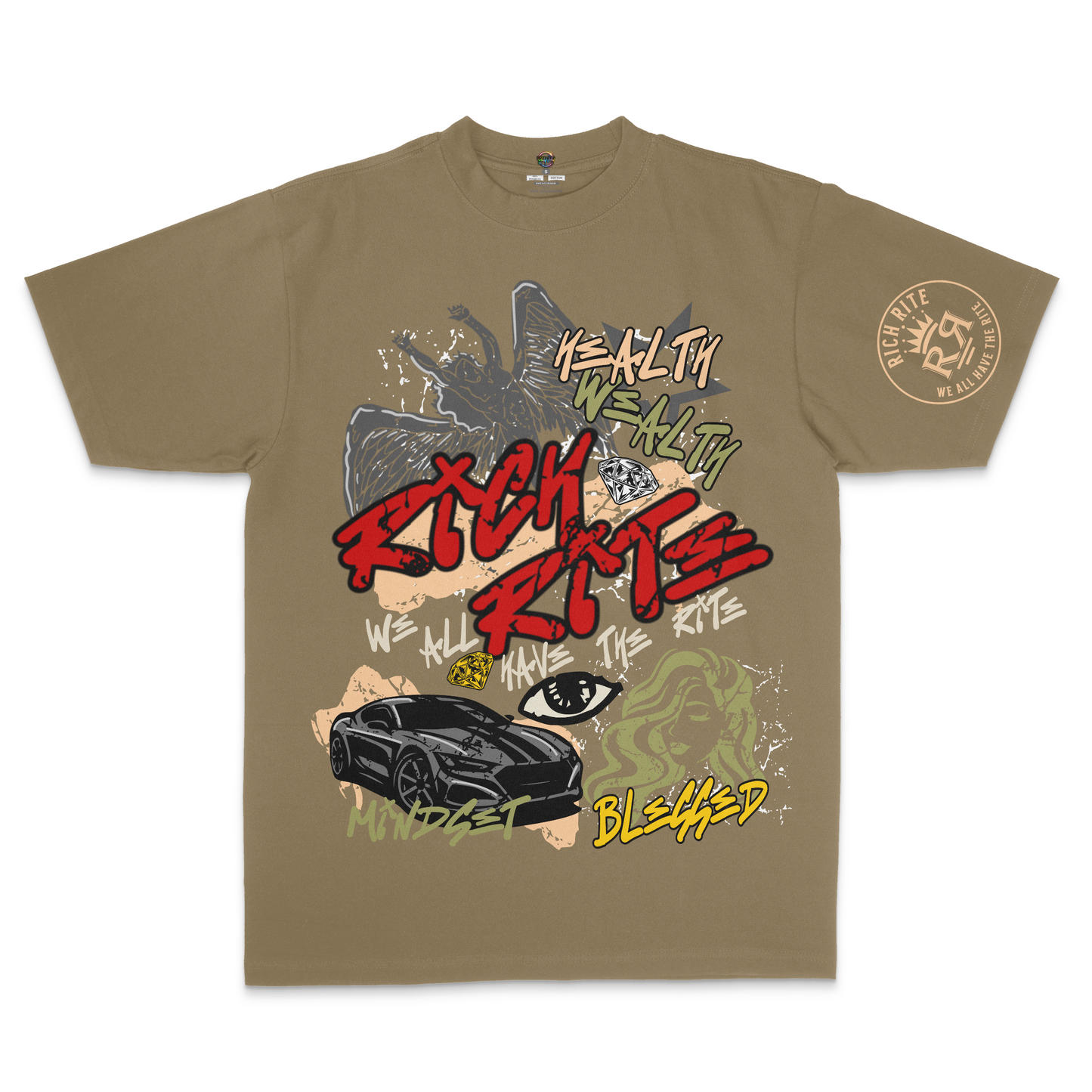 Rich Rite Front and Back Max Heavyweight Unisex T-Shirt
