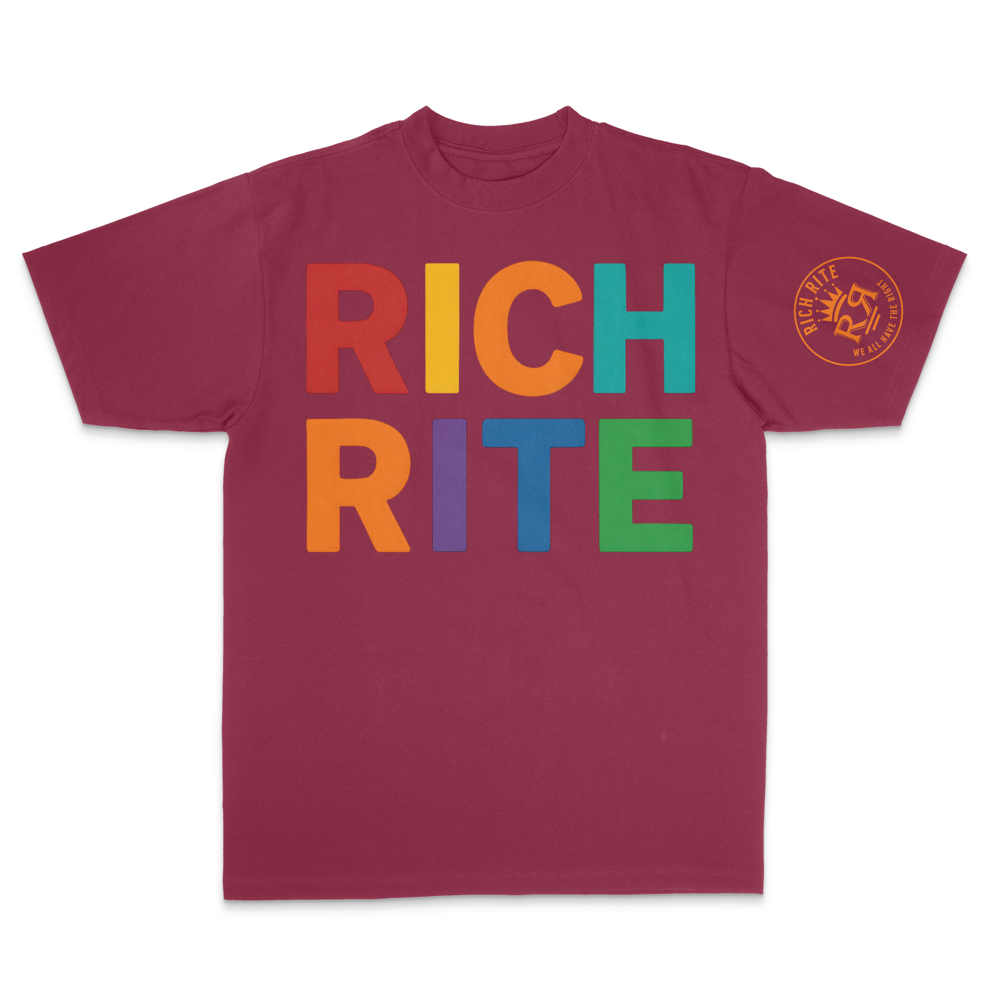 Rich Rite Colorful Heavyweight Unisex T-Shirt