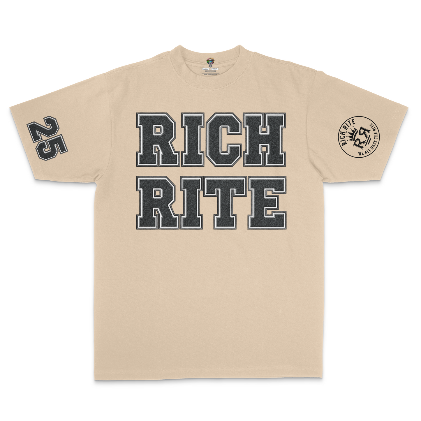 Rich Rite Block Lettering Max Heavyweight Unisex T-Shirt