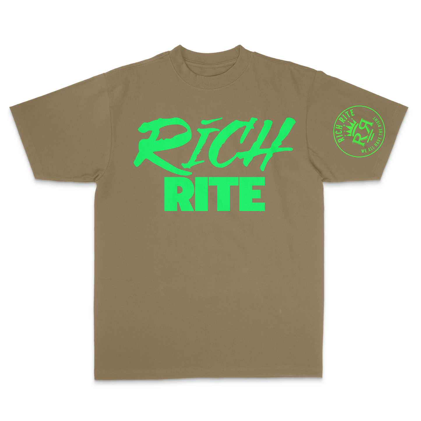 Lime Rich Rite Max Heavyweight Unisex T-shirt