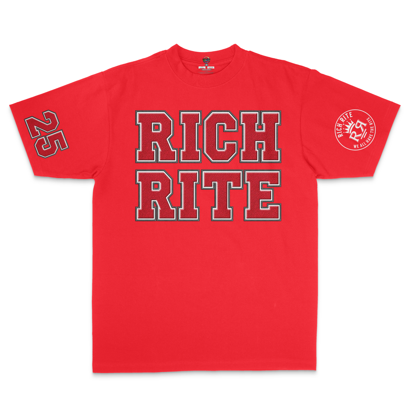 Rich Rite Block Lettering Max Heavyweight Unisex T-Shirt