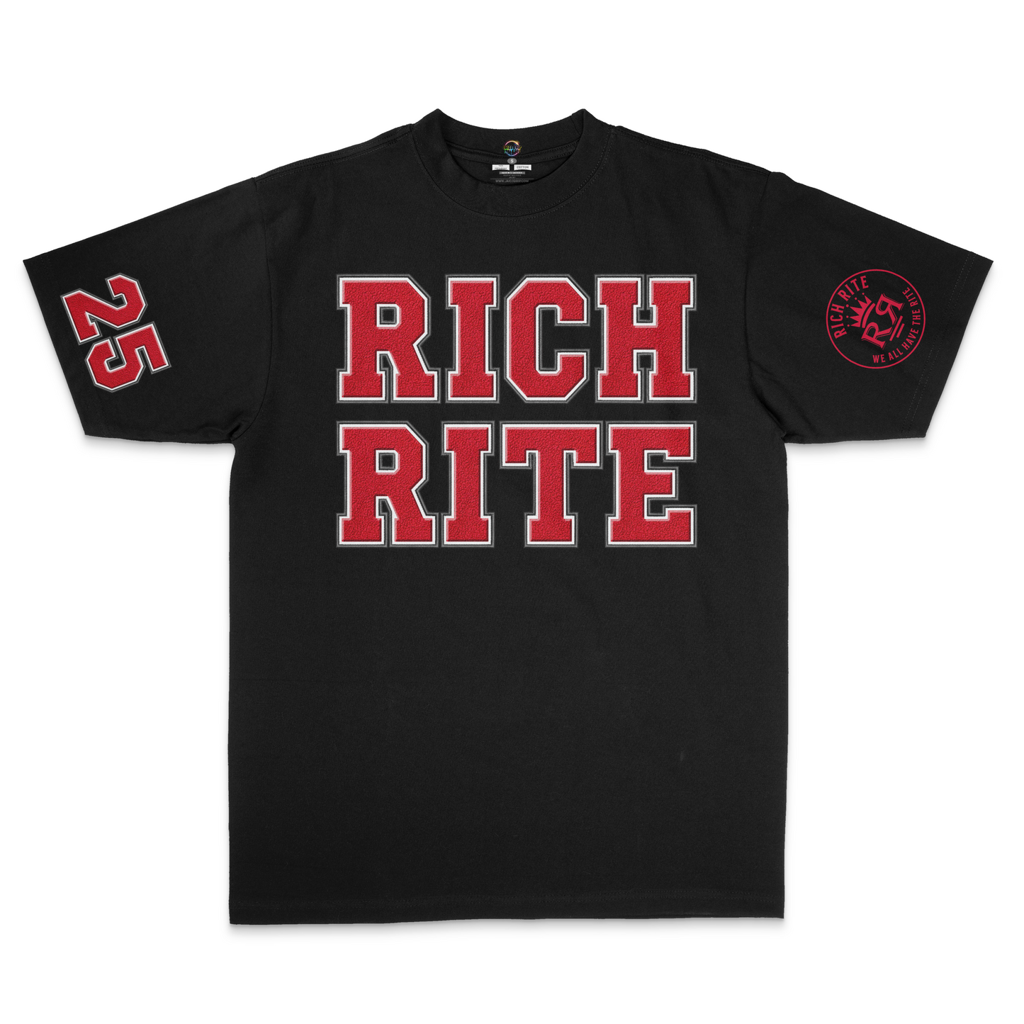 Rich Rite Block Lettering Max Heavyweight Unisex T-Shirt