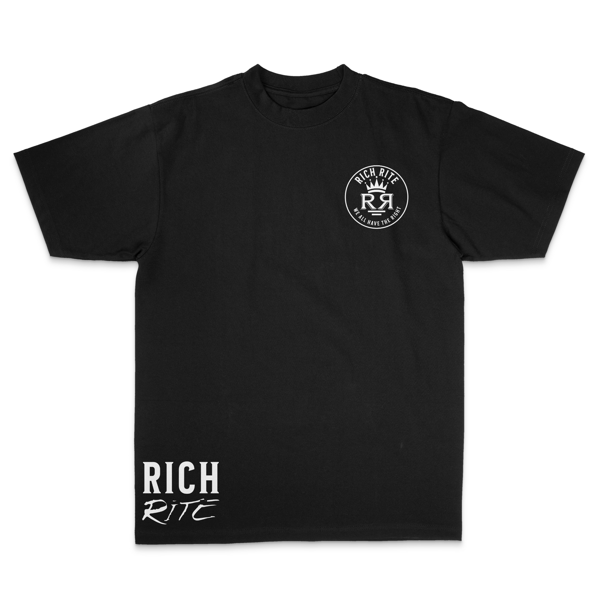 Rich Rite Logo Front and Back Heavyweight Unisex T-Shirt