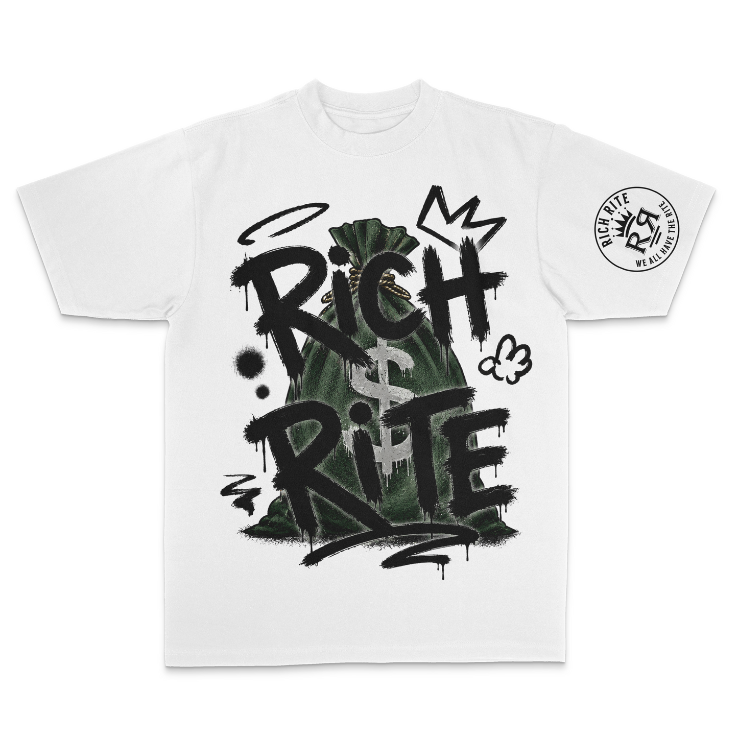 Rich Rite Money Bag Unisex Max Heavyweight T-Shirt
