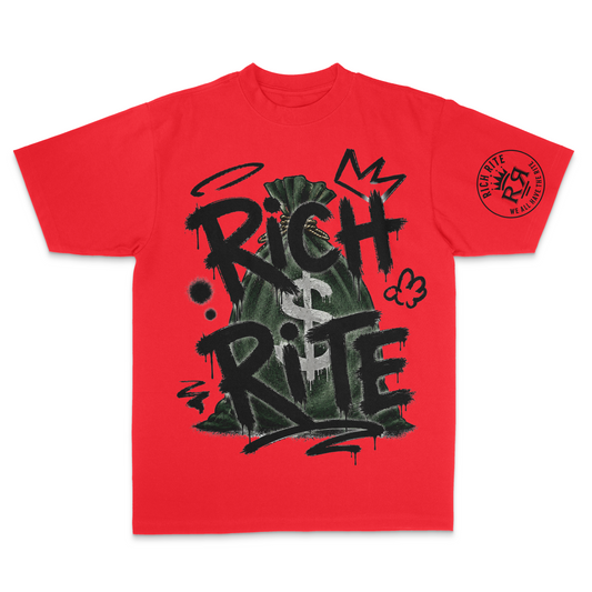 Rich Rite Money Bag Unisex Max Heavyweight T-Shirt