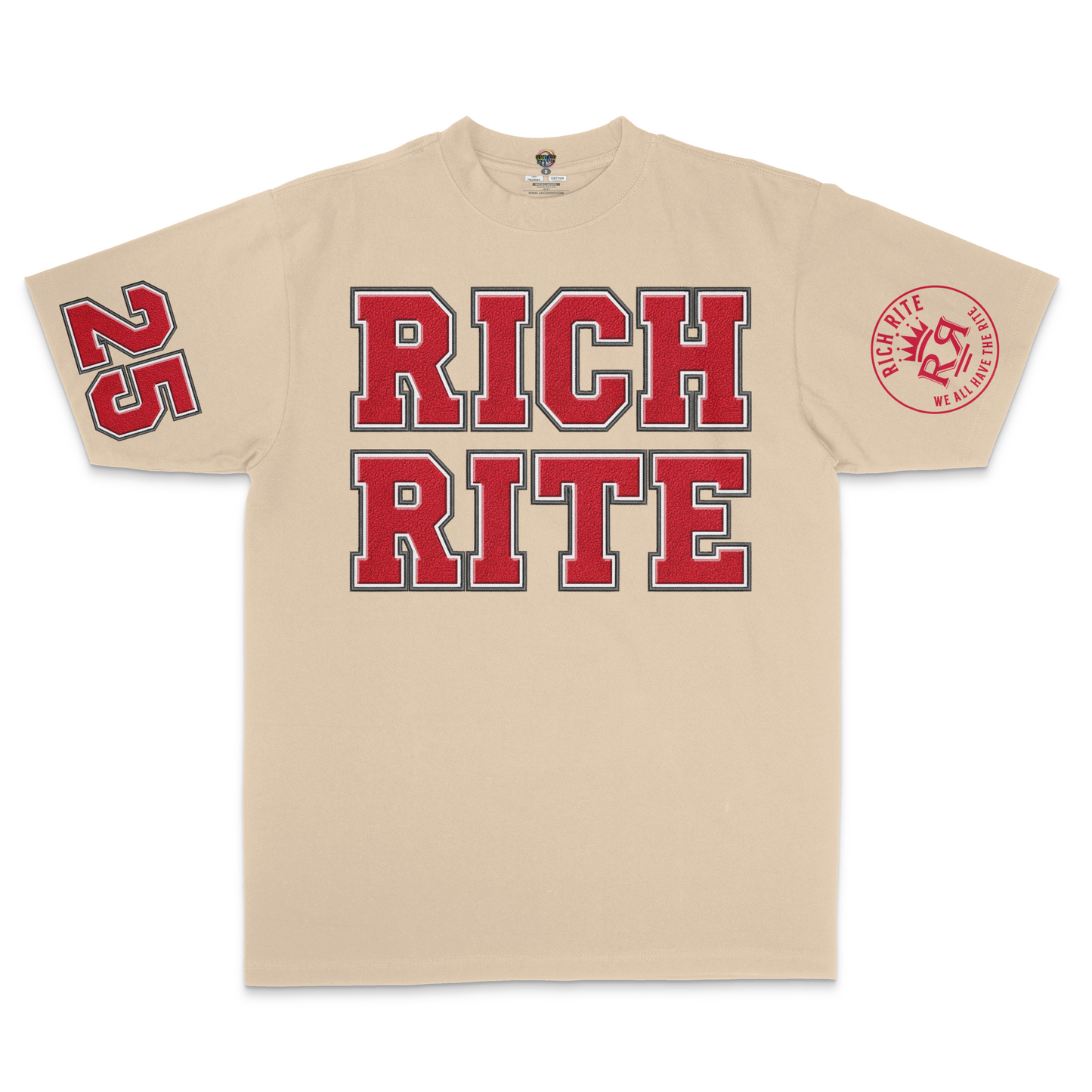 Rich Rite Block Lettering Max Heavyweight Unisex T-Shirt