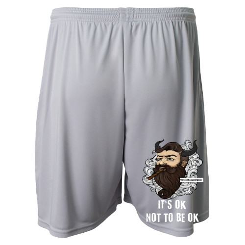 It's Ok Not To Be Ok Joe The Bull Guy Logo Gym Short