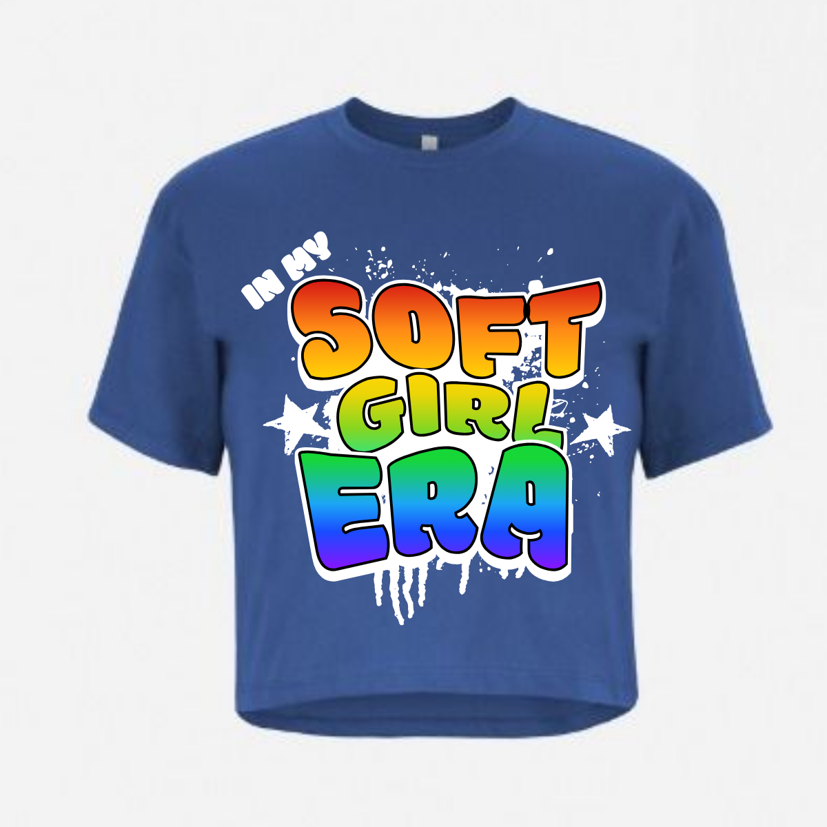 In My Soft Girl Era Relaxed Fit Cropped T-Shirt