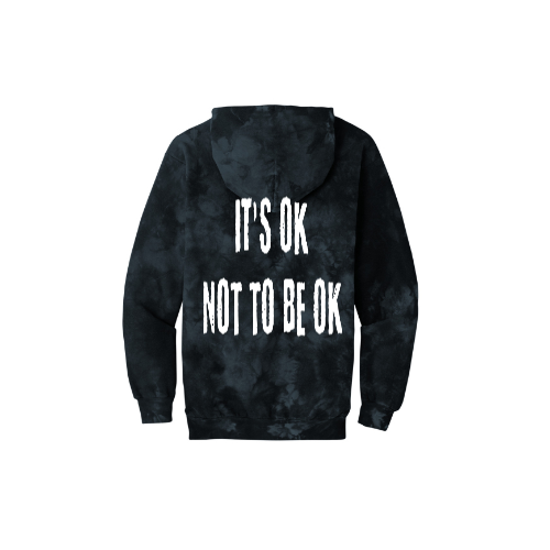 It's Ok Not To Be Ok Joe The Bull Guy Tie-Dye Unisex Hoodie