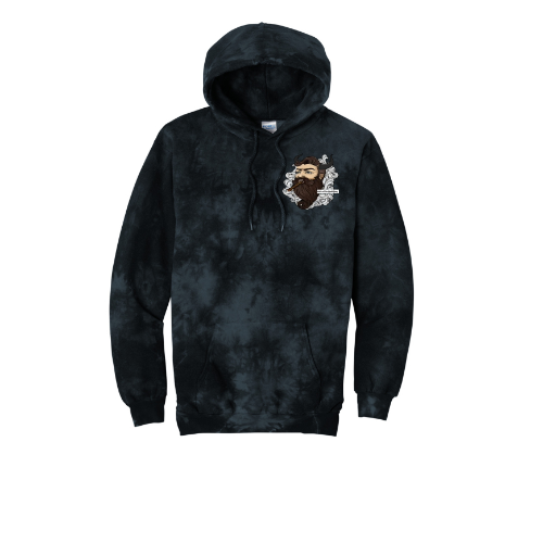 Pitter Patter Let's Get At Her Joe The Bull Guy Tie-Dye Unisex Hoodie