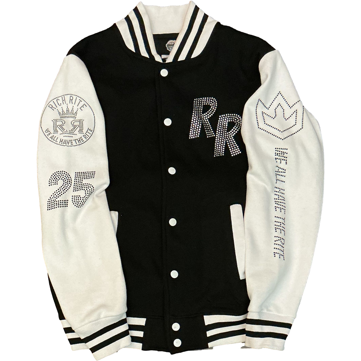 Rich Rite Rhinestone Varsity Jacket