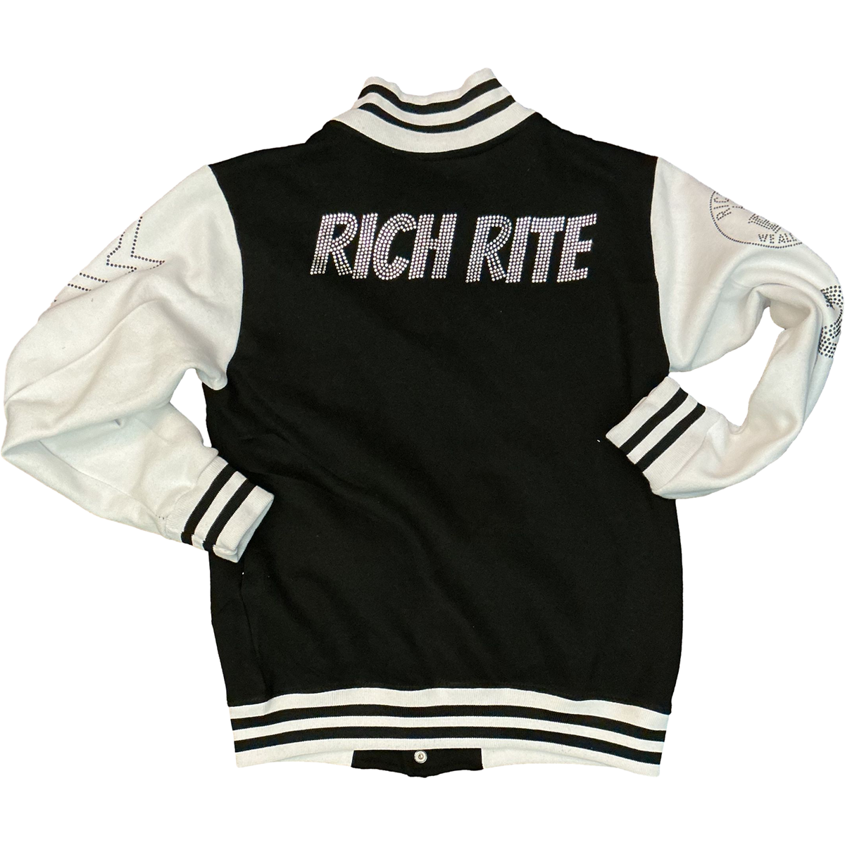 Rich Rite Rhinestone Varsity Jacket