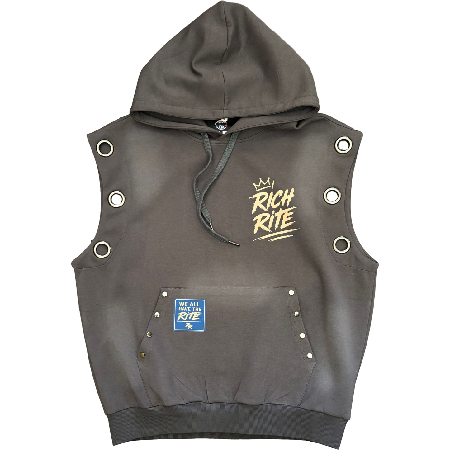 Rich Rite Unisex sleeveless hoodie  ***PLEASE ALLOW UP TO TWO WEEKS FOR DELIVERY FOR THIS ITEM***