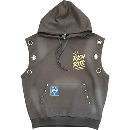 Rich Rite Unisex sleeveless hoodie  ***PLEASE ALLOW UP TO TWO WEEKS FOR DELIVERY FOR THIS ITEM***