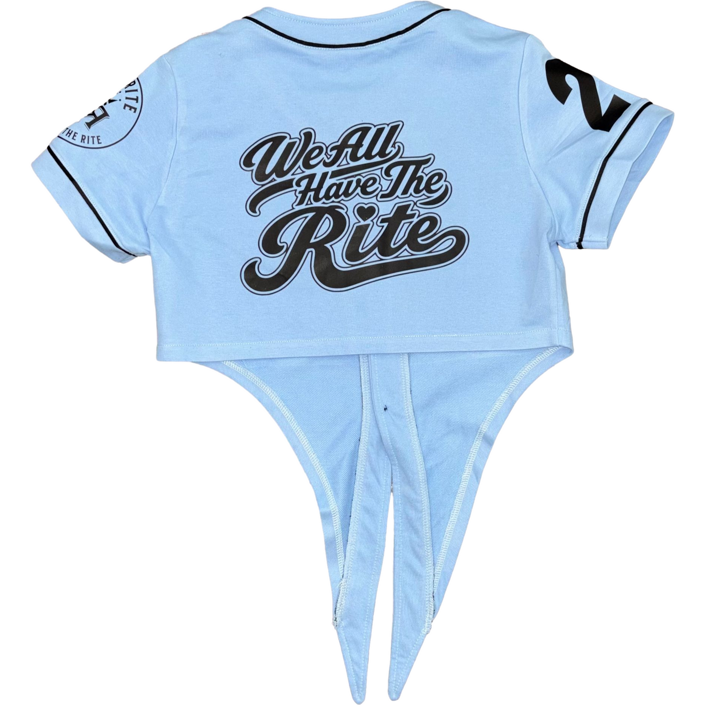 Rich Rite Front and Back Cropped Jersey  ***PLEASE ALLOW UP TO TWO WEEKS FOR DELIVERY FOR THIS ITEM***