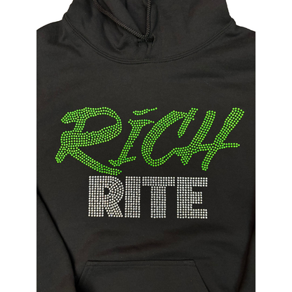 Rich Rite Rhinestone Unisex Hoodie