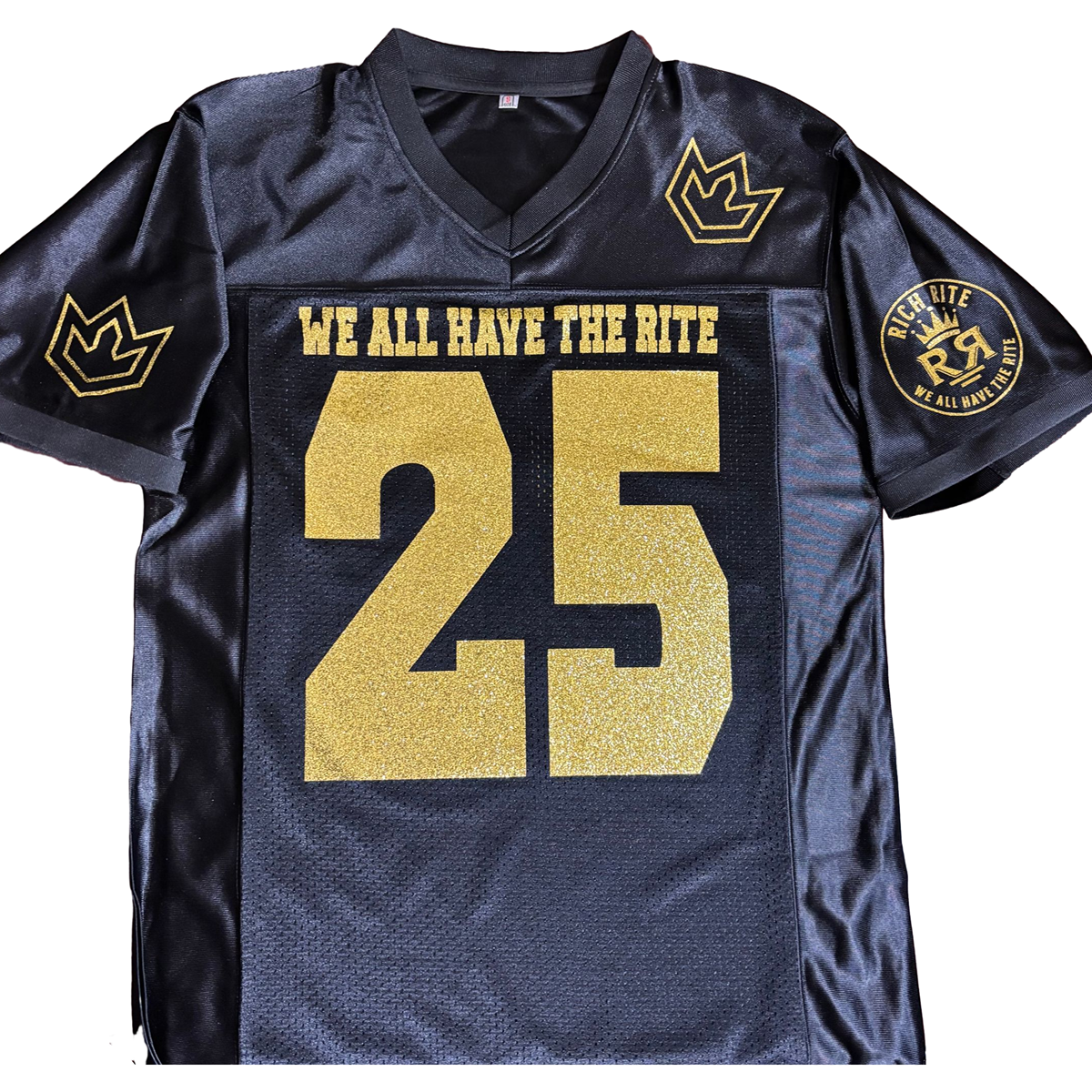 Rich Rite Gold Glitter Unisex Jersey