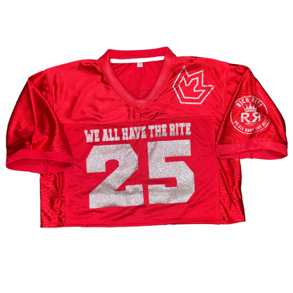 Rich Rite Loose Glitter Cropped Jerseys