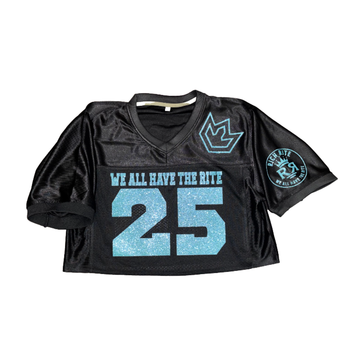 Rich Rite Loose Glitter Cropped Jerseys
