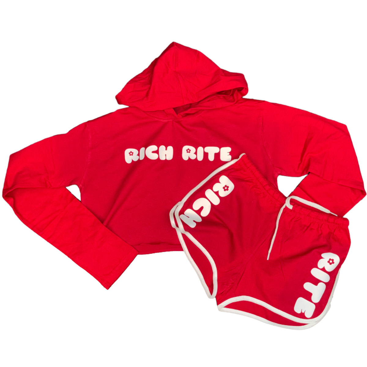 Rich Rite Cropped Short Set