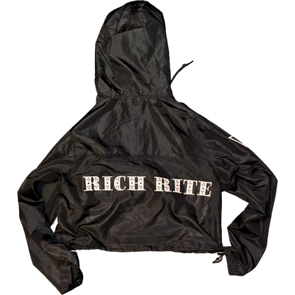 Rich Rite Cropped Quarter Zip Wind Breaker