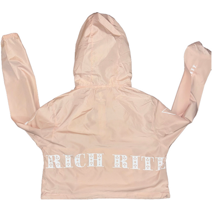 Rich Rite Cropped Quarter Zip Wind Breaker