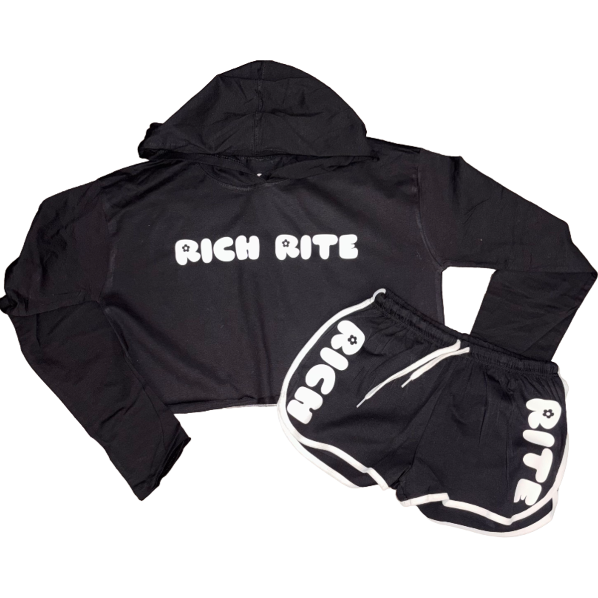 Rich Rite Cropped Short Set
