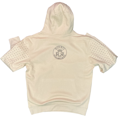 Rich Rite Black Rhinestone Unisex Hoodie