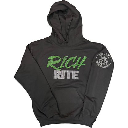 Rich Rite Rhinestone Unisex Hoodie