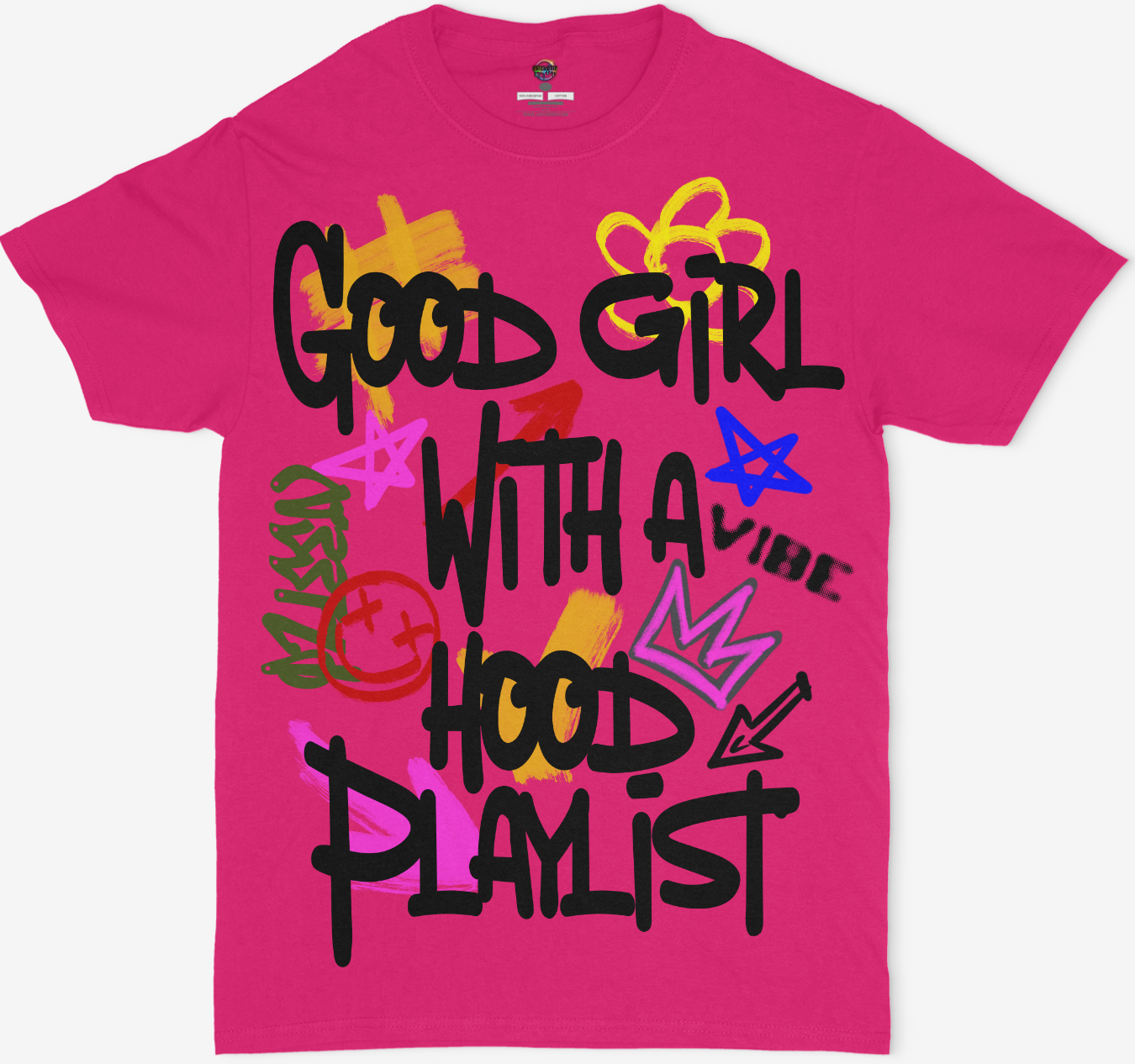 Good Girl With A Hood Playlist Graphic Unisex T-shirt