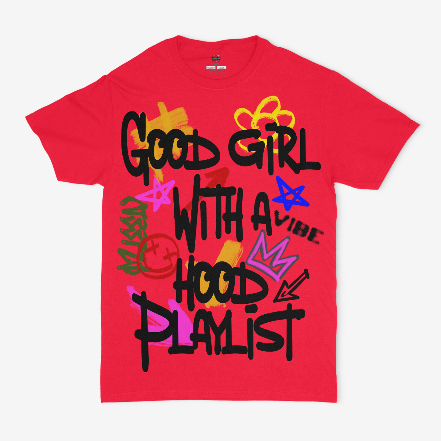 Good Girl With A Hood Playlist Graphic Unisex T-shirt